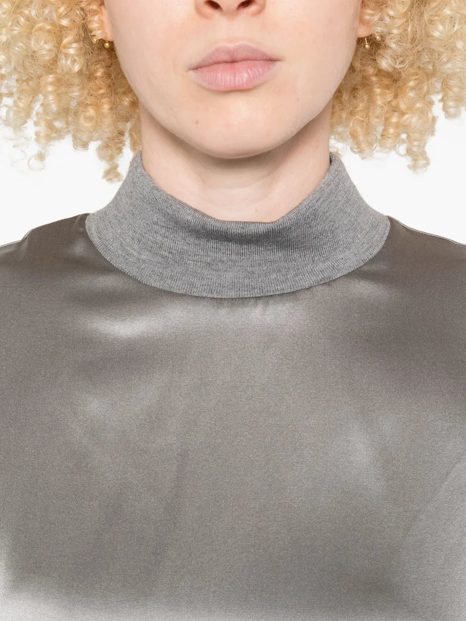 mock-neck T-Shirt