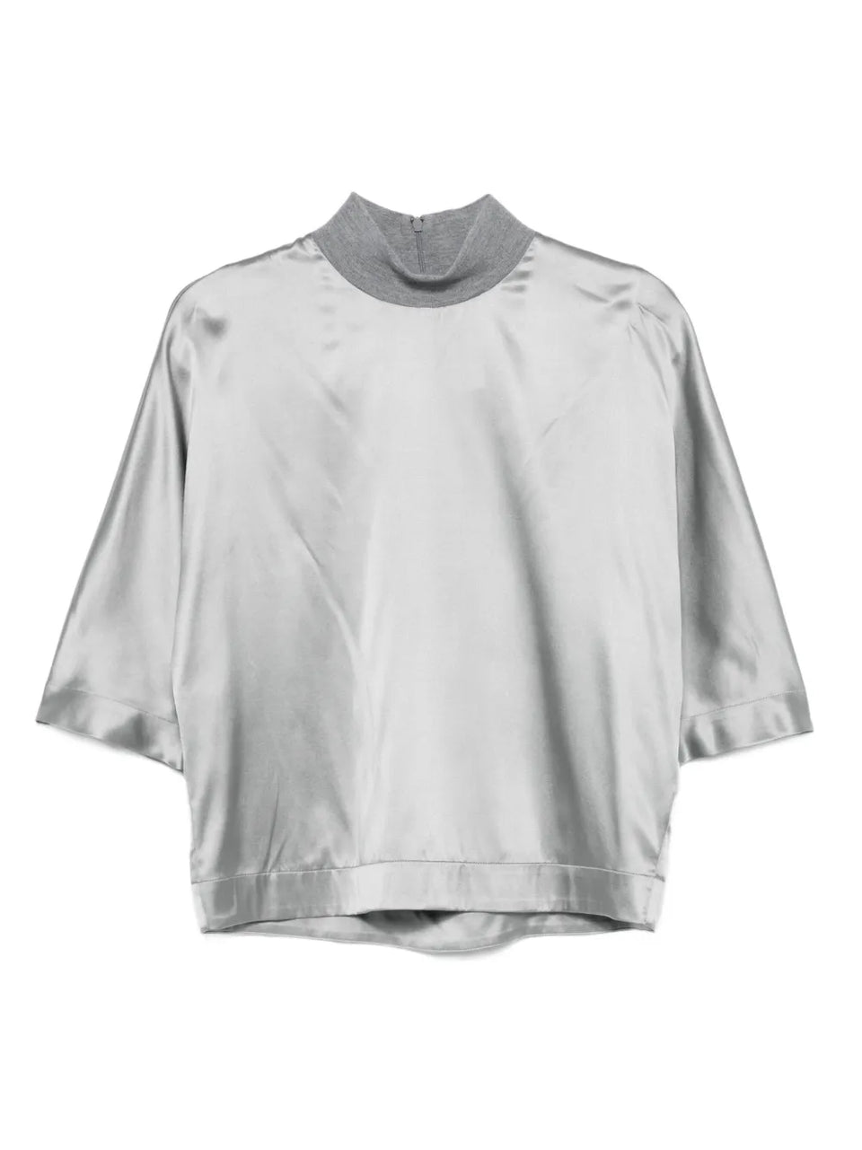 mock-neck T-Shirt