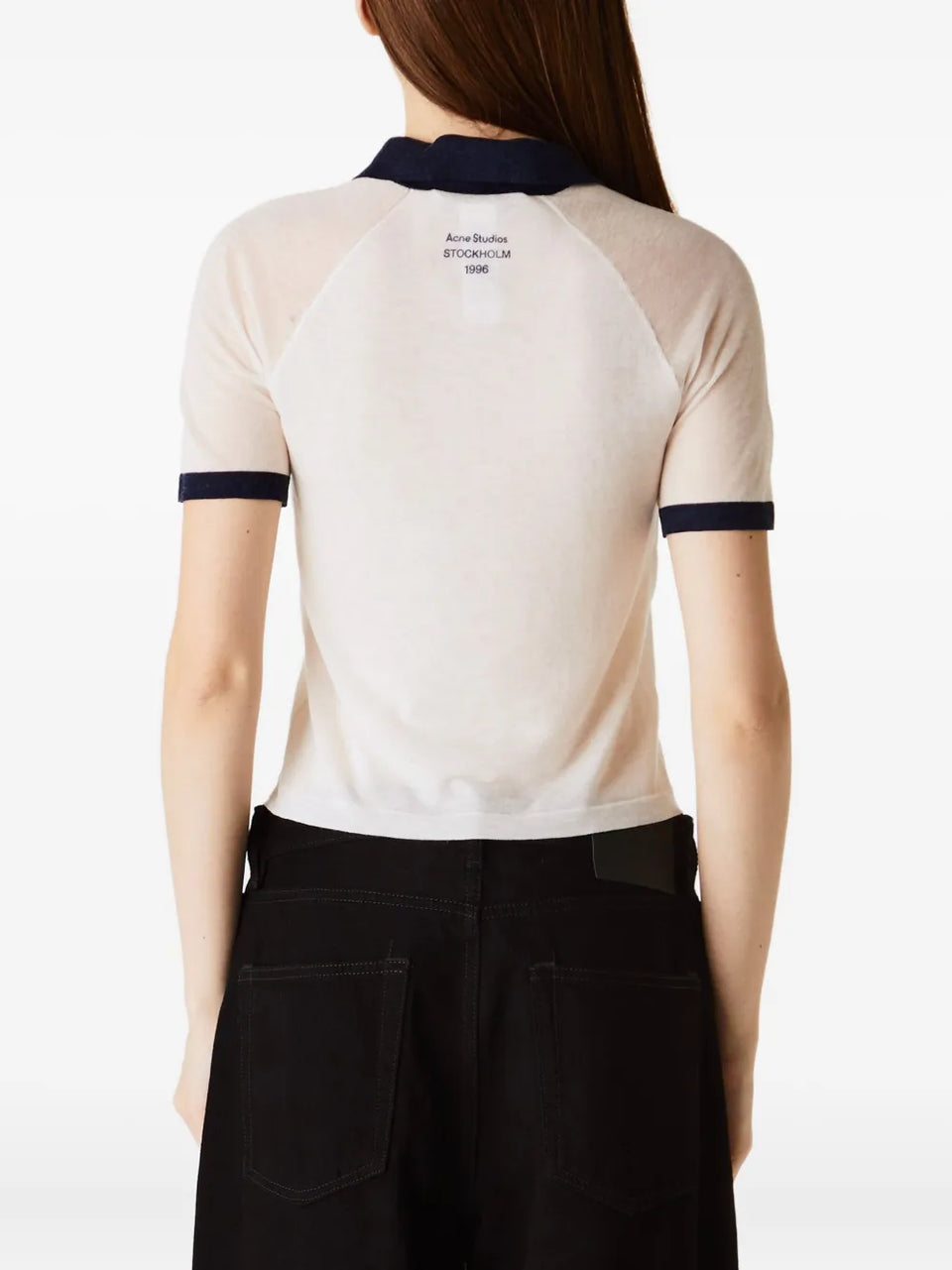 short-sleeve pocket polo top