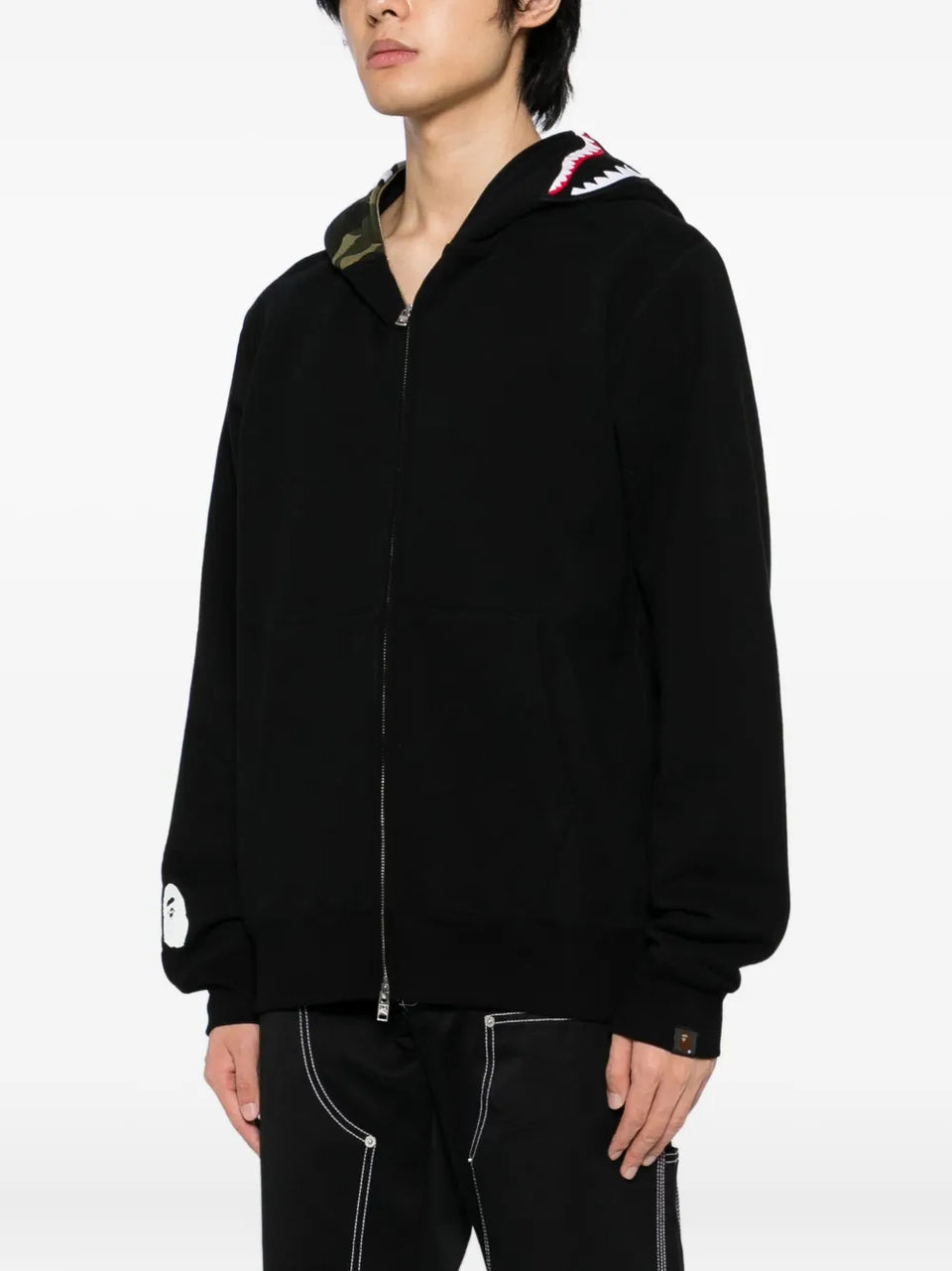 x Bape panel Hoodie