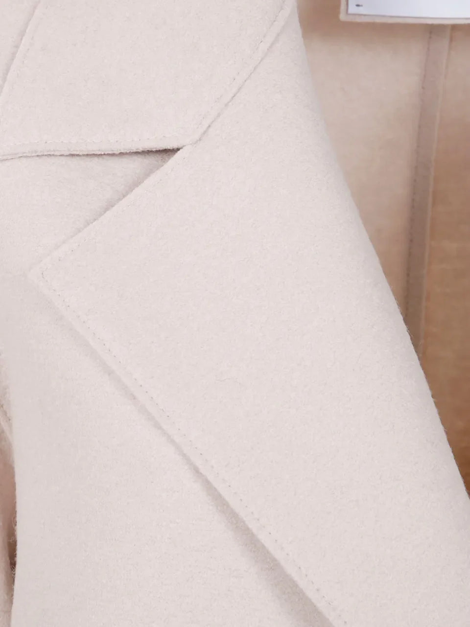 double-breasted wool coat