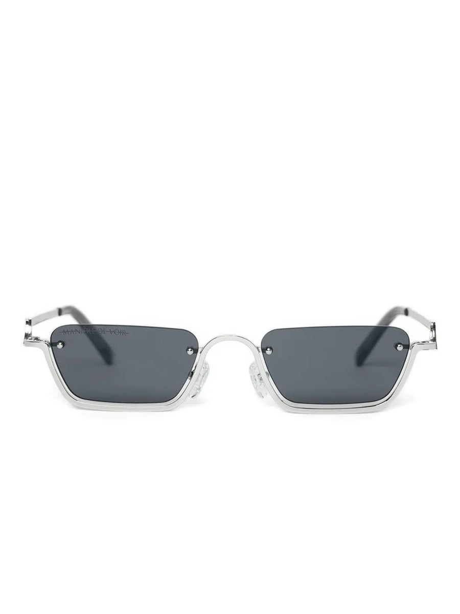 Sacha rectangular frameless sunglasses