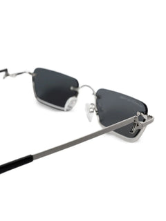 Sacha rectangular frameless sunglasses