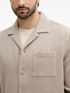 waffle-texture shirt