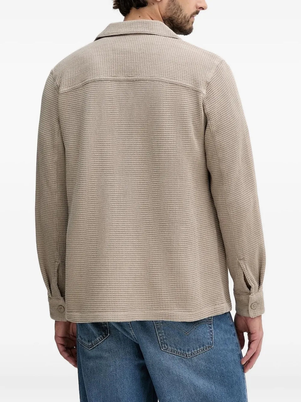 waffle-texture shirt