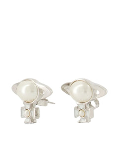 Gaby Orb pearl earrings