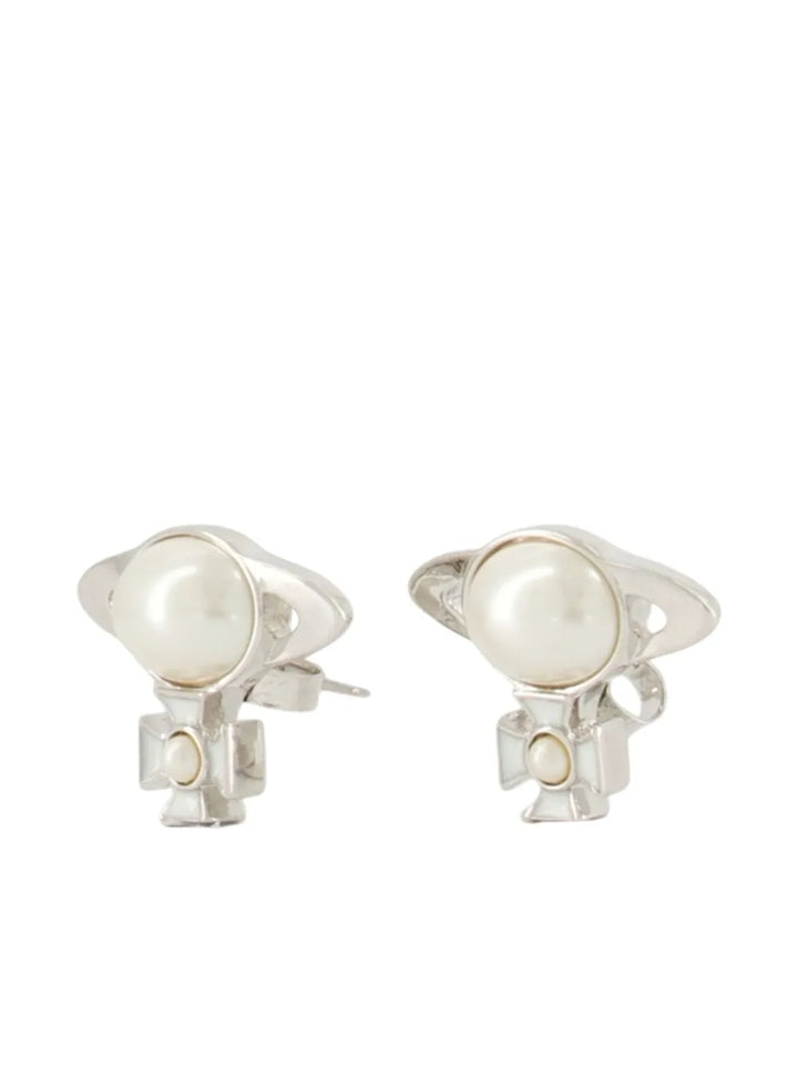 Gaby Orb pearl earrings
