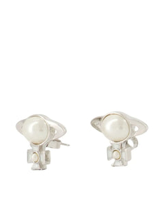 Gaby Orb pearl earrings