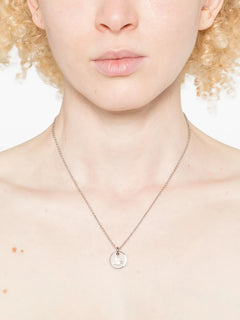 Lewis orb embellished-disc necklace