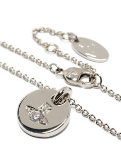 Lewis orb embellished-disc necklace