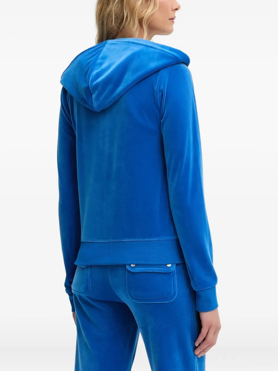 logo-embroidered zip-up Hoodie