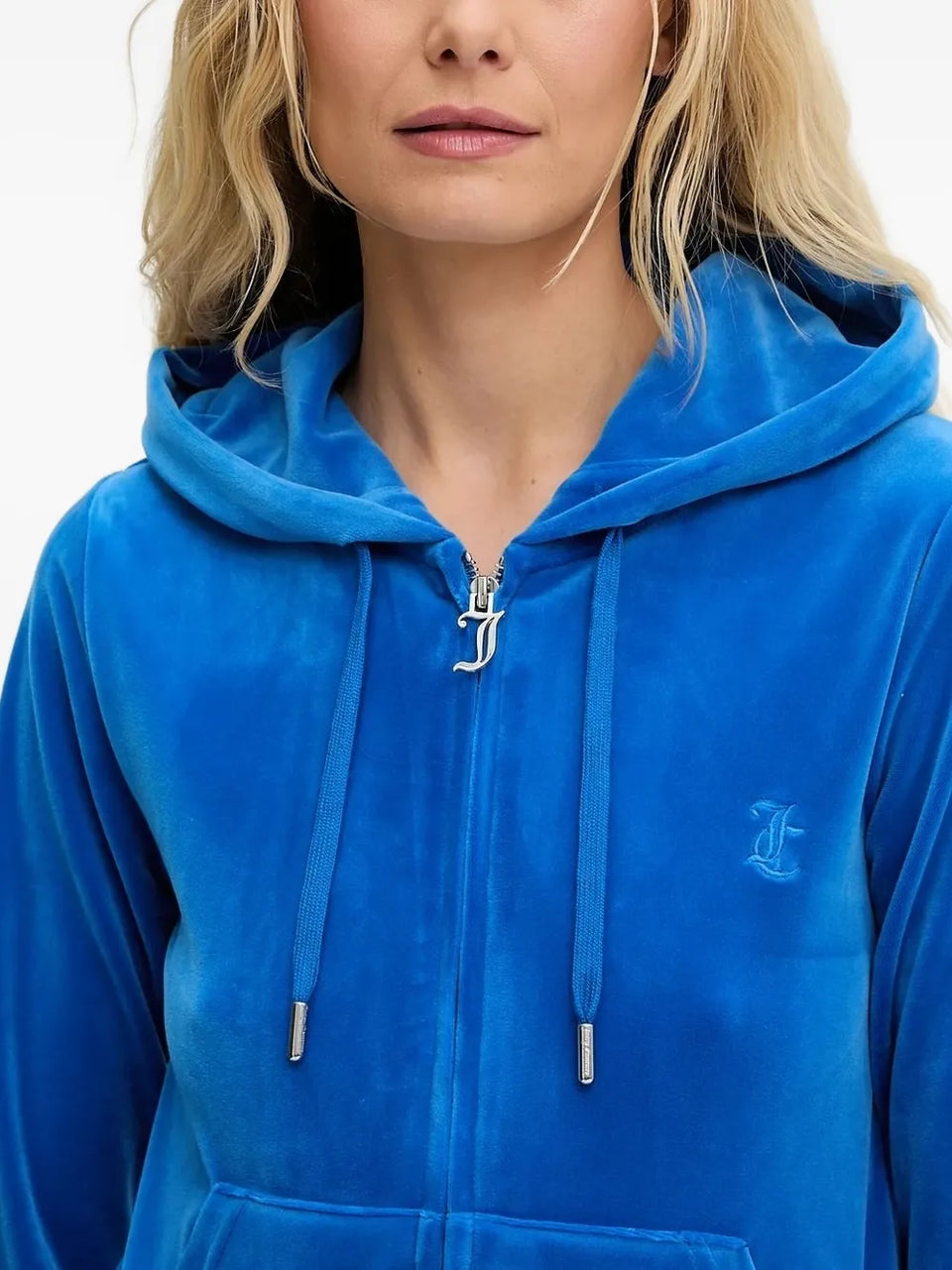 logo-embroidered zip-up Hoodie