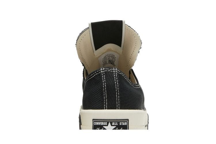 Rick Owens x Converse DRKSHDW DRKSTAR Chuck 70 Low Black