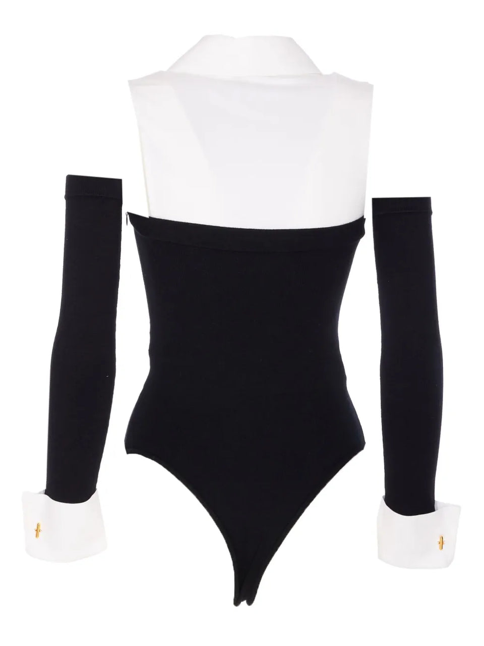 embroidered-logo bodysuit