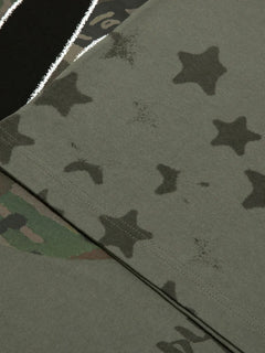 star camouflage long-sleeved sweatshirt