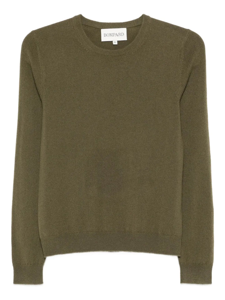 round-neck cashmere sweater