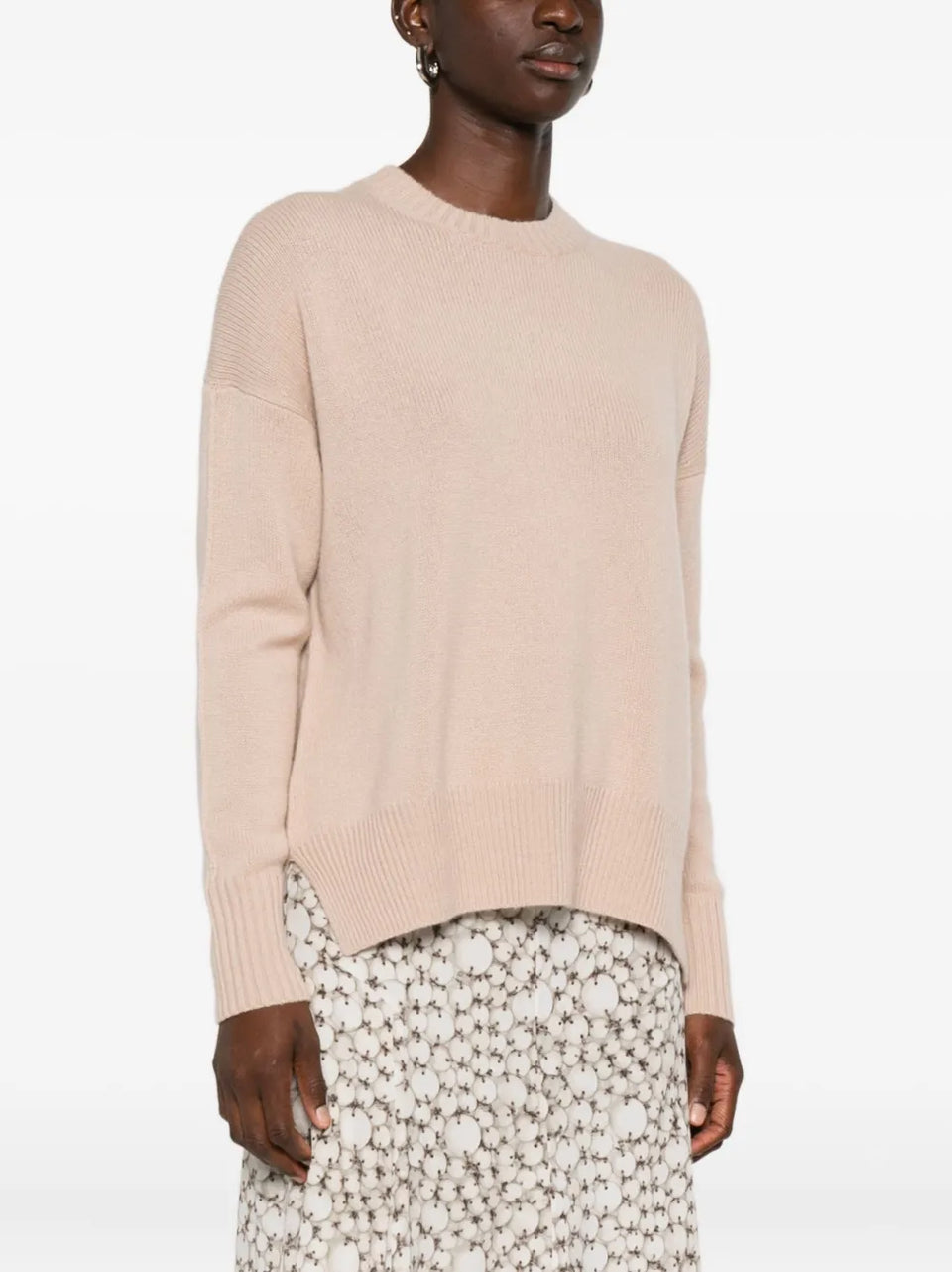round-neck cashmere sweater