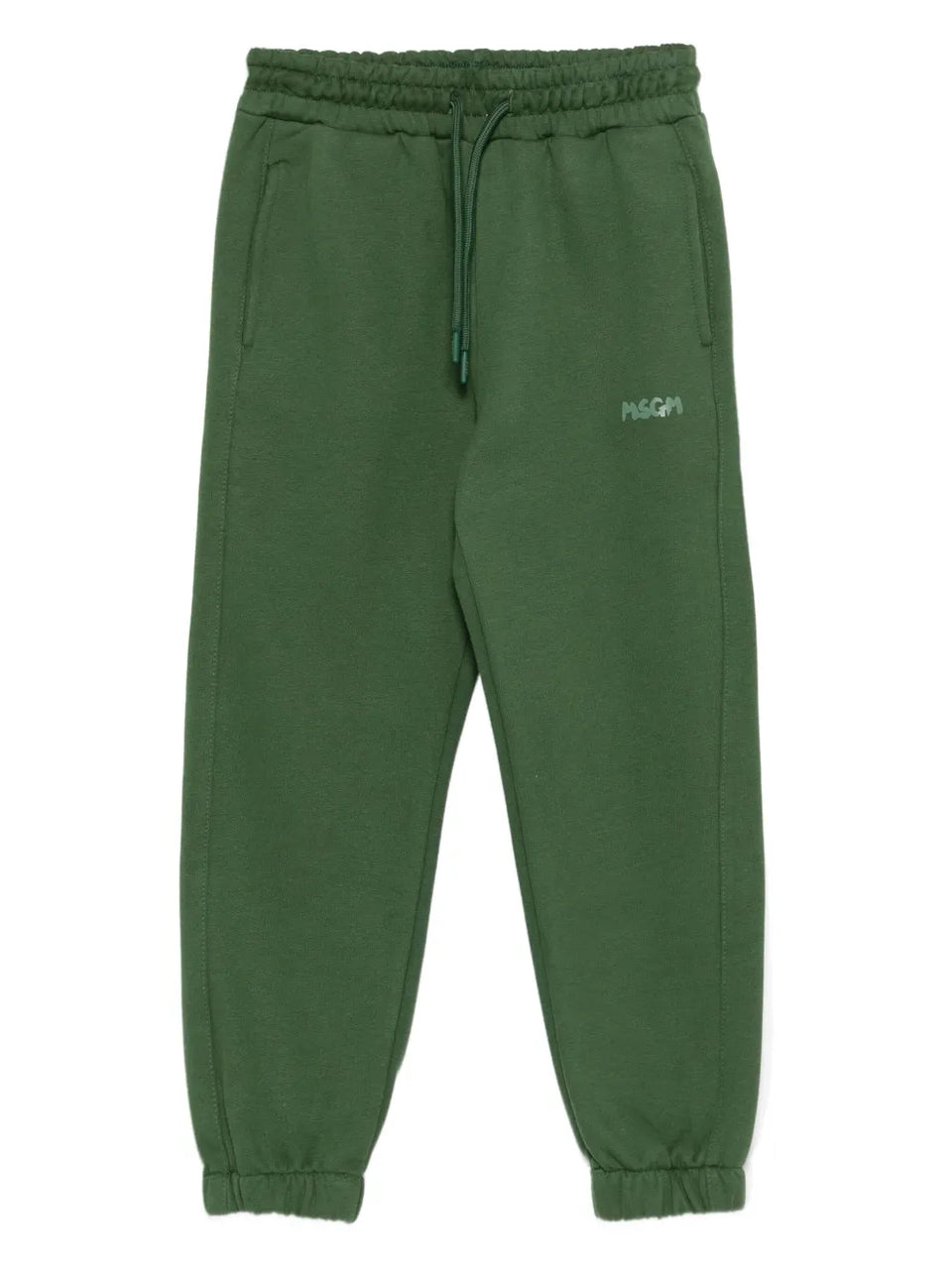 drawstring-cuffed side-pockets sweatpants