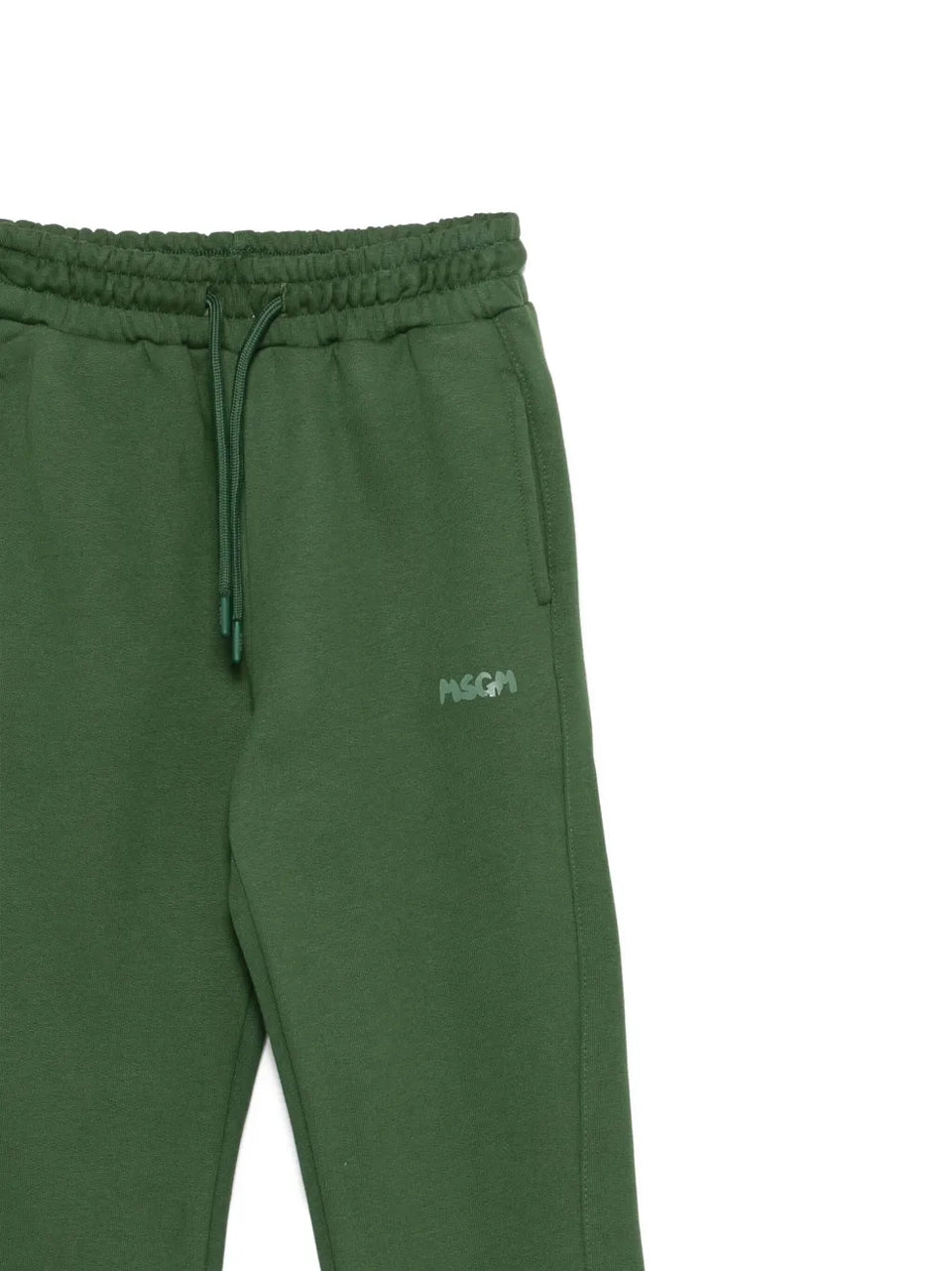 drawstring-cuffed side-pockets sweatpants