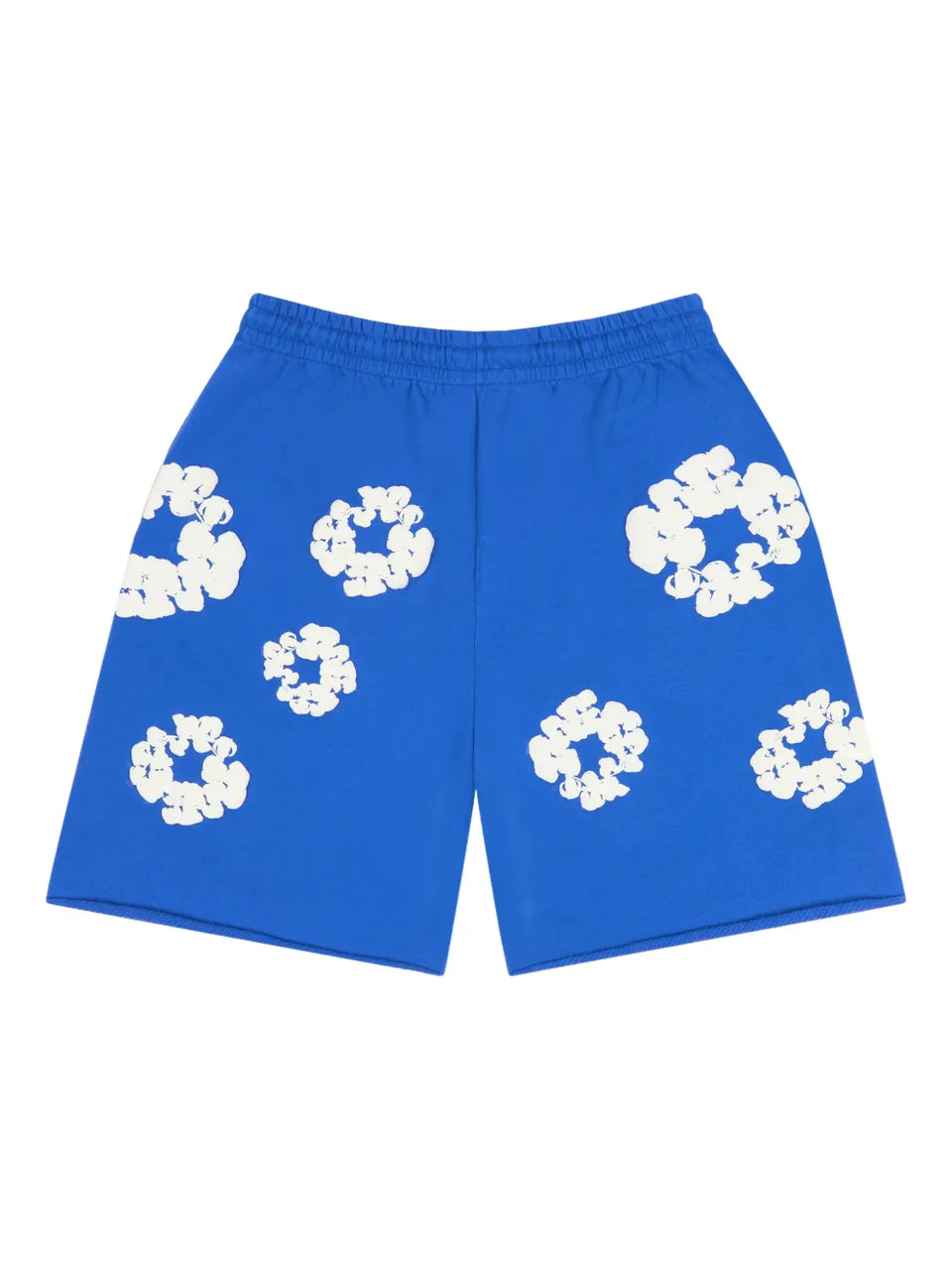 Wreath-print track shorts