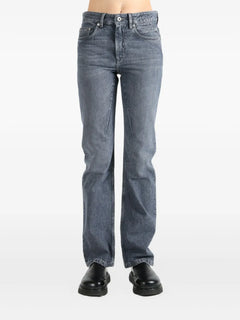 washed-effect jeans