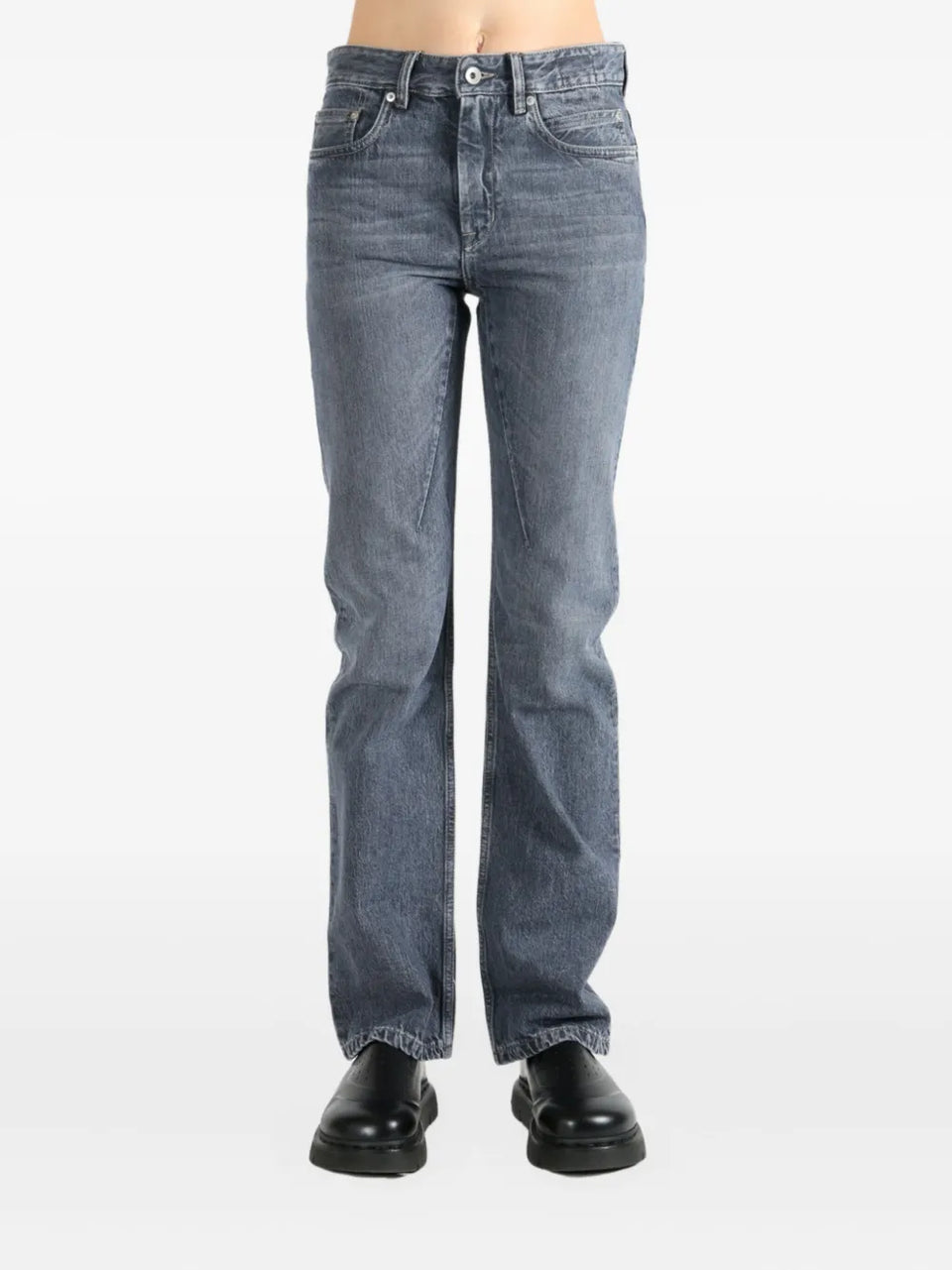 washed-effect jeans