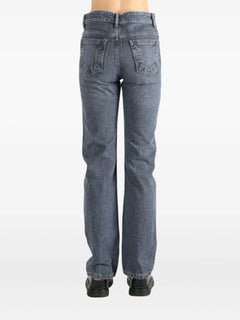 washed-effect jeans