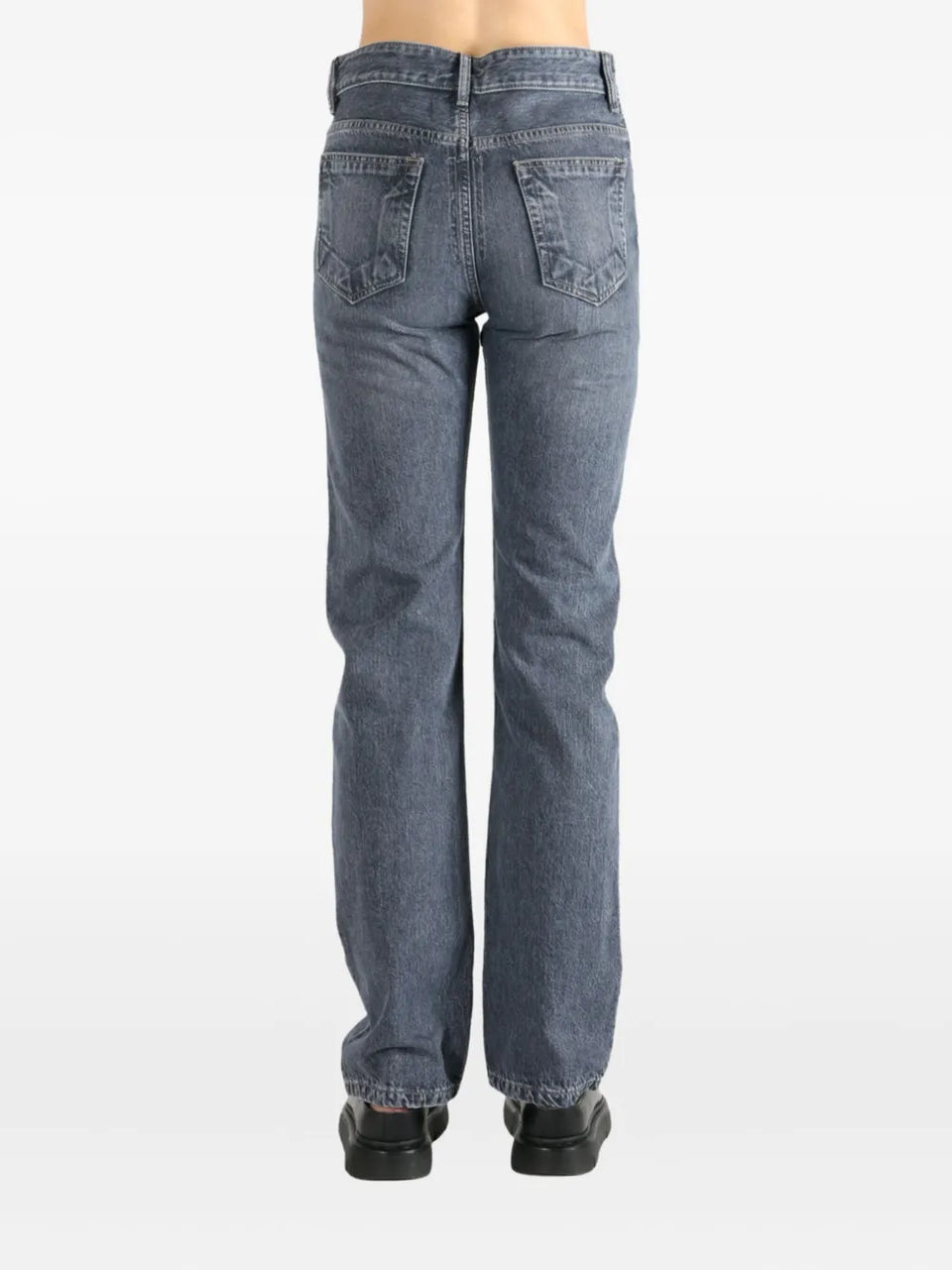washed-effect jeans