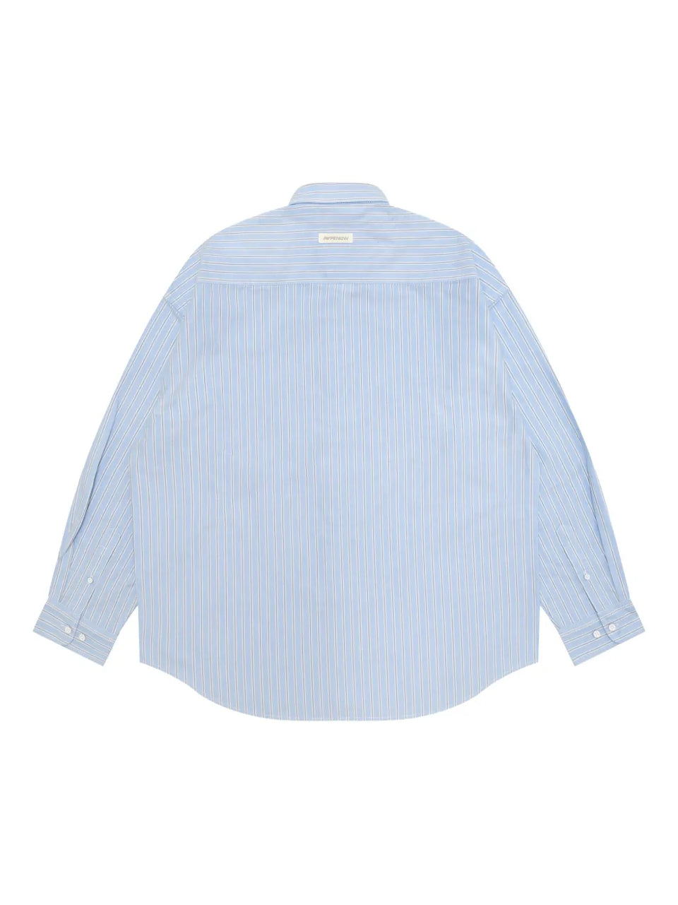 striped logo-embroidered shirt