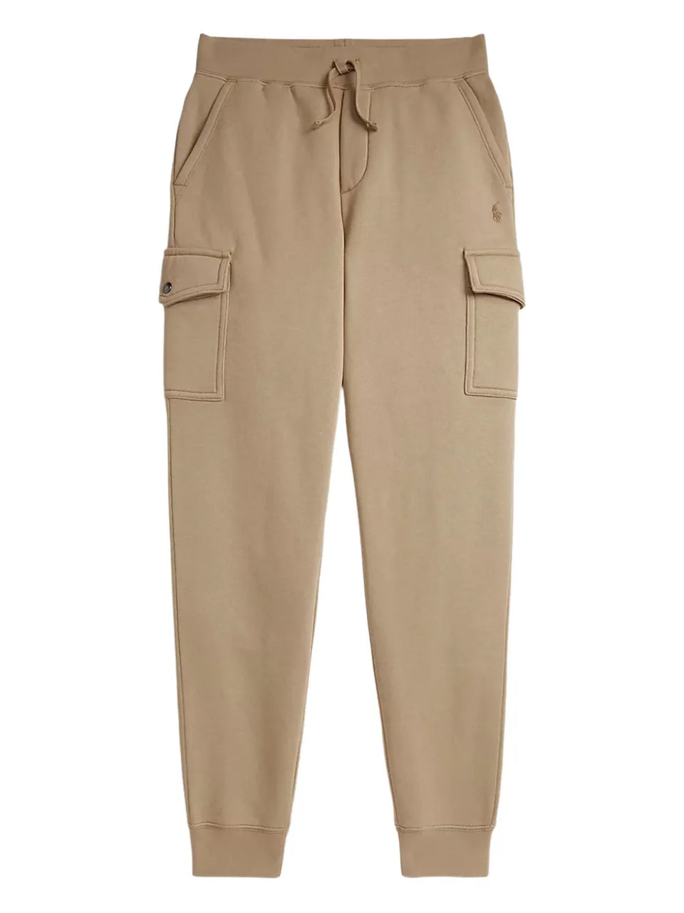 logo-embroidered cargo trousers