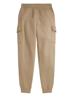 logo-embroidered cargo trousers