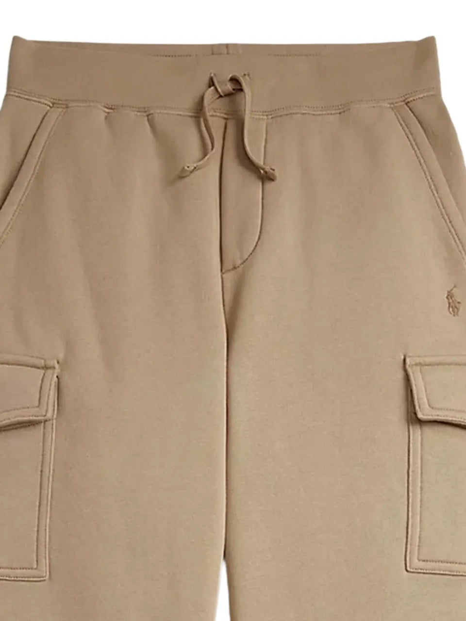 logo-embroidered cargo trousers