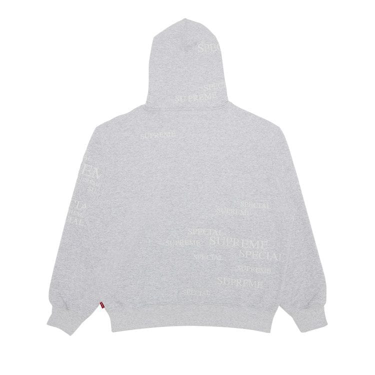 Supreme Special Zip Up Hoodie Ash Grey
