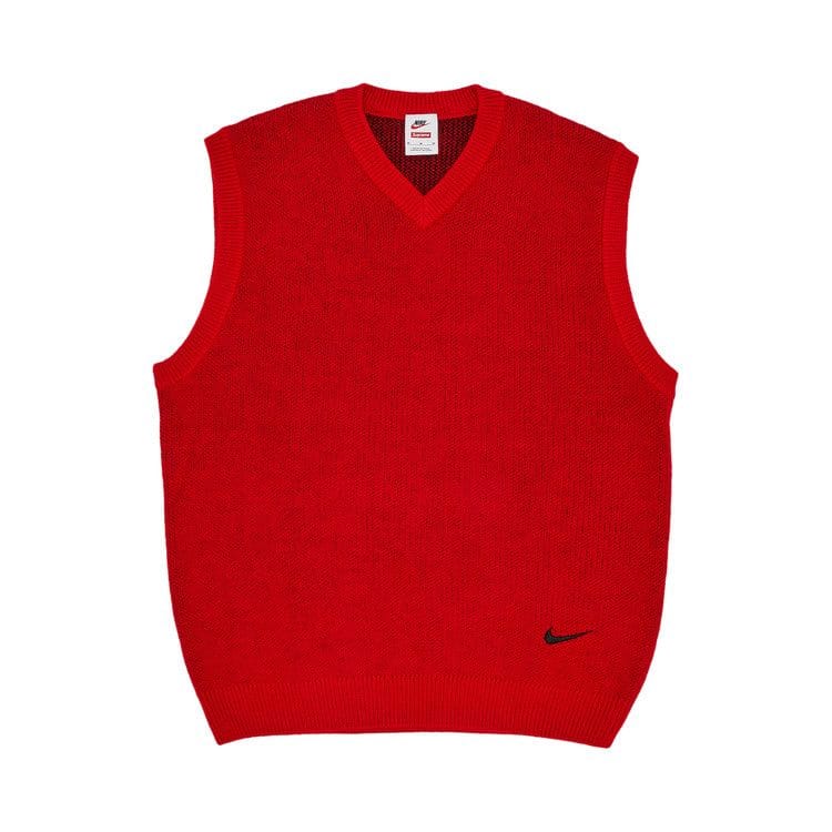 Supreme x Nike Sweater Vest Red