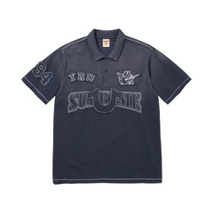 Supreme x True Religion Appliqué Polo Navy