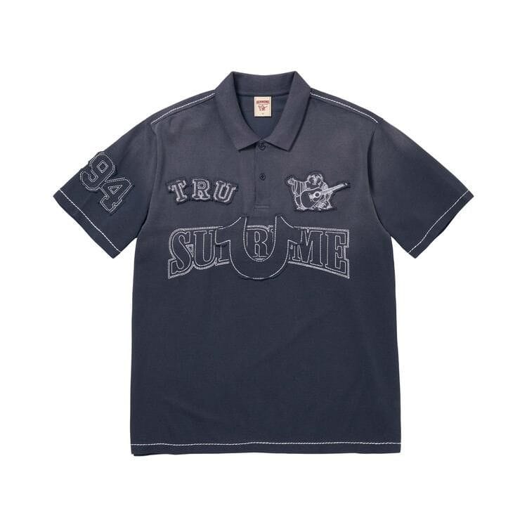 Supreme x True Religion Appliqué Polo Navy