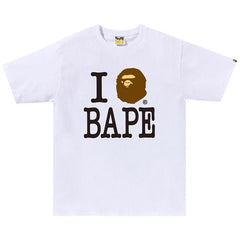BAPE I Love BAPE T-Shirt White