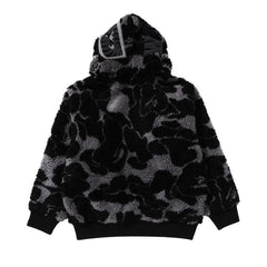 BAPE ABC Camo Boa Shark Relaxed Fit Full Zip Hoodie Black