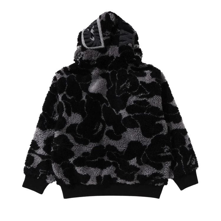 BAPE ABC Camo Boa Shark Relaxed Fit Full Zip Hoodie Black