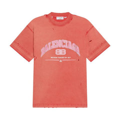 Balenciaga Medium Fit T-Shirt Cardi Red/Orange/White