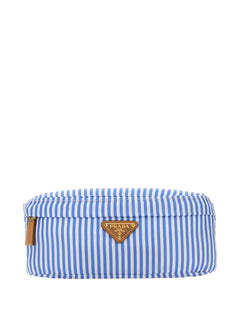 striped belt bag
