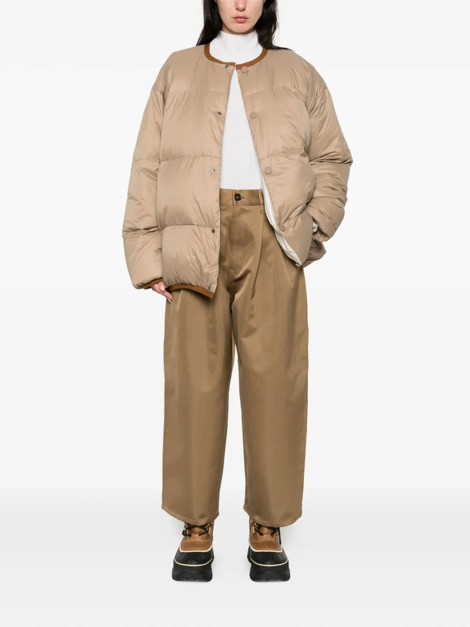 Polke pleated trousers