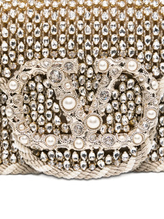 Locò crystal-embellished top-handle bag