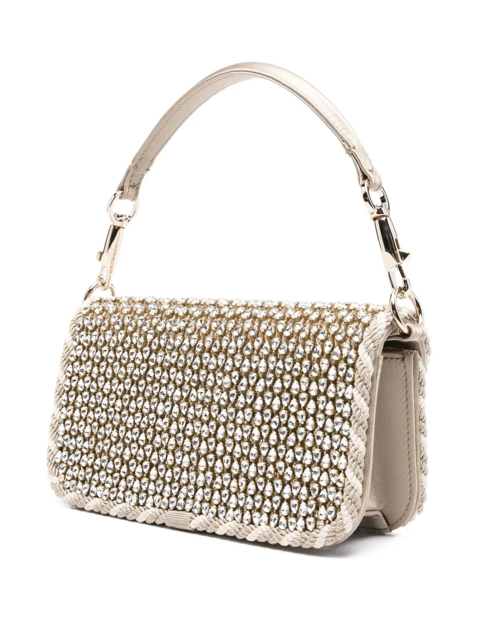 Locò crystal-embellished top-handle bag