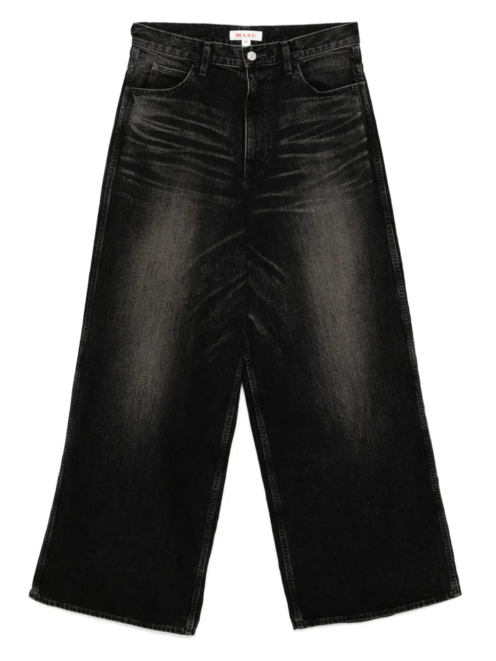 washed baggy jeans