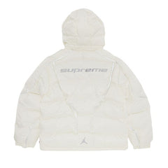 Supreme x Jordan Puffer Jacket White