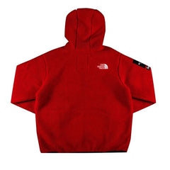 Supreme x The North Face S Logo Hooded Fleece Jacket Red
