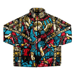 Supreme Saint Michael Fleece Jacket White