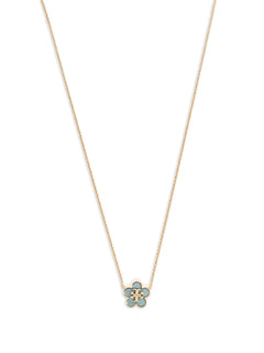 floral-embellished necklace
