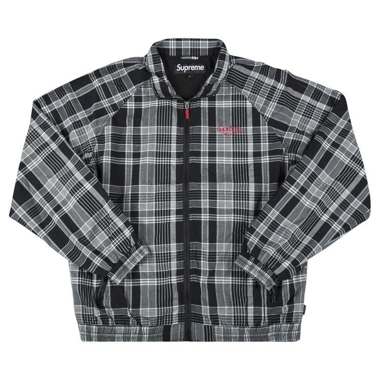 Supreme Madras Track Jacket Black